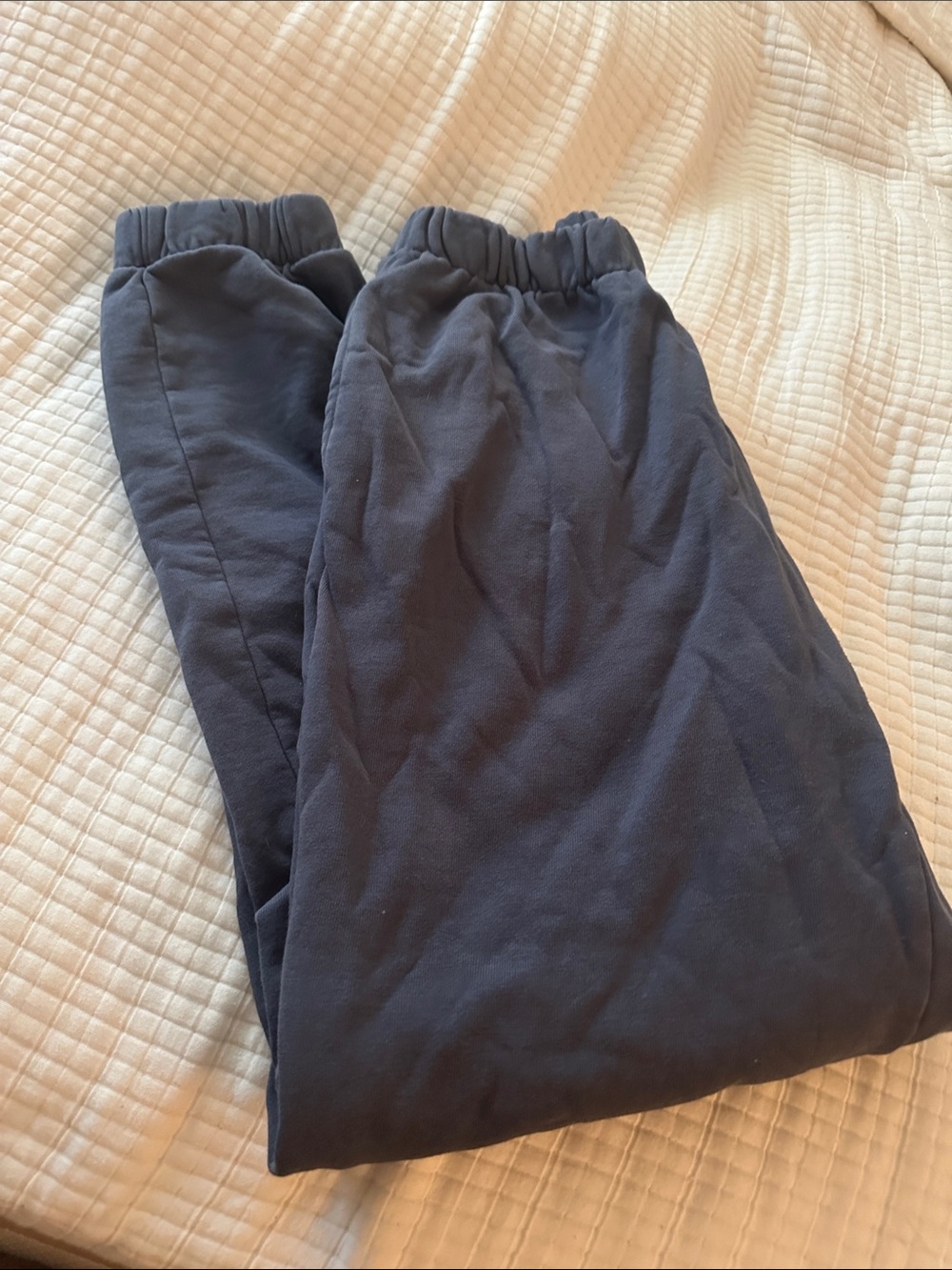 Brandy Melville navy blue elastic waist sweatpants